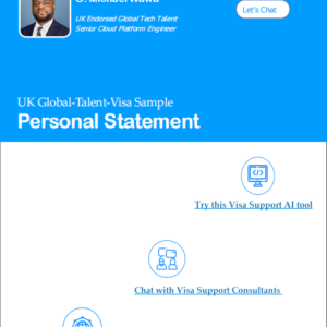 Sample Personal Statement - Software Engineer